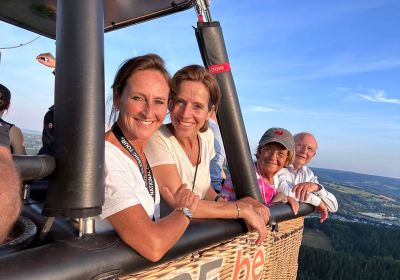 Vol en montgolfiere à l'abbaye de Villers