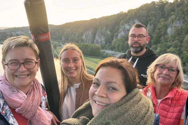 Vol en montgolfiere Jardins d'Annevoie