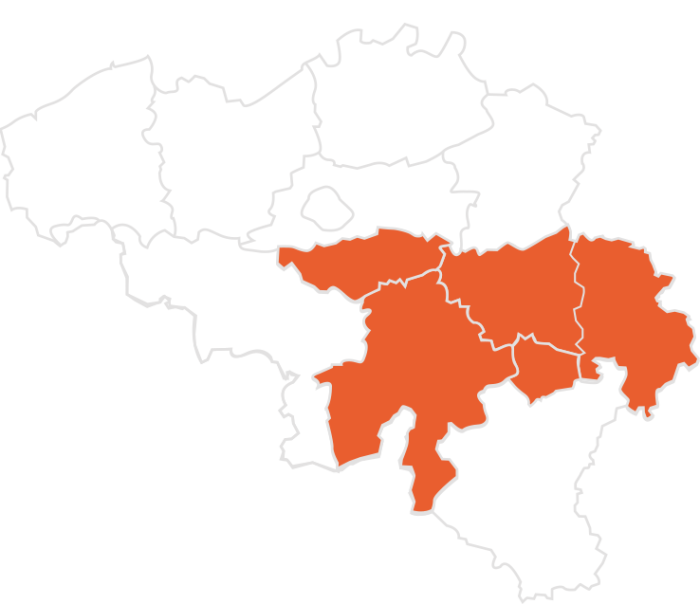 Régions des vols en montgolfiere